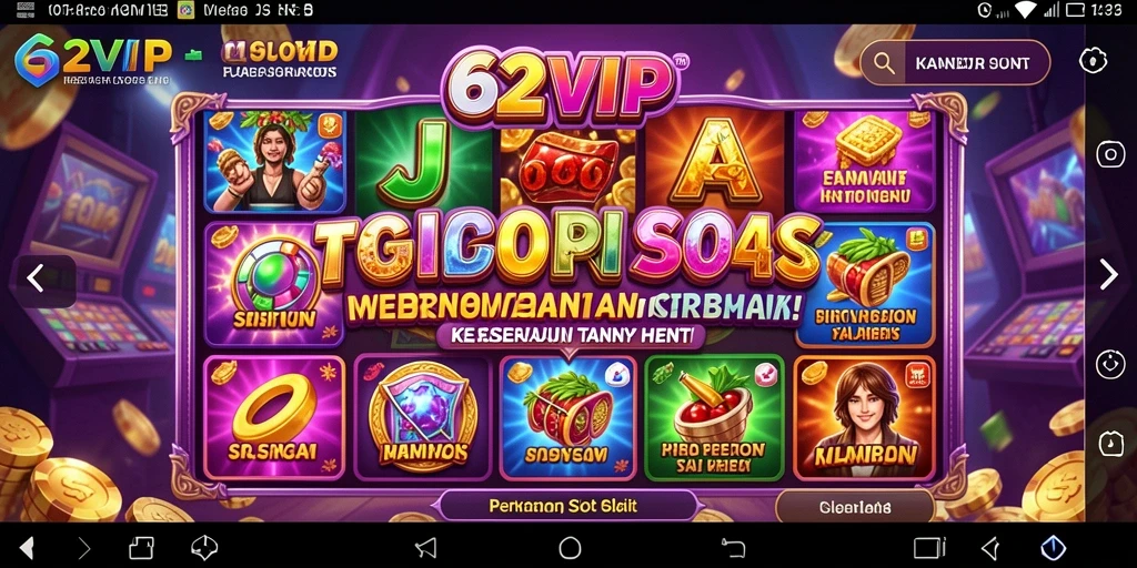 Tangkapan layar gameplay 62VIP yang menarik dan penuh aksi.