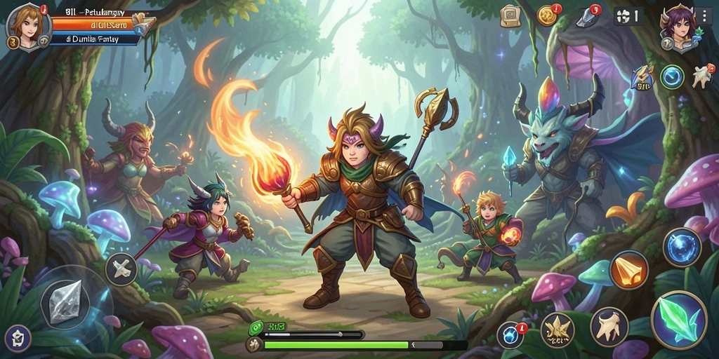 Tampilan gameplay 8II yang menakjubkan dalam petualangan seru.