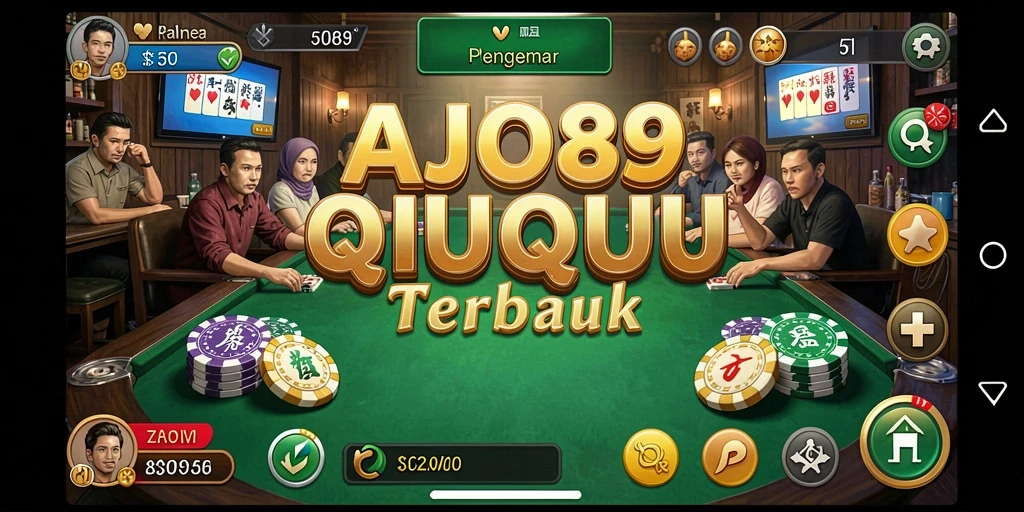 Screenshot gameplay AJO89 menampilkan kartu dan suasana kompetisi yang seru.