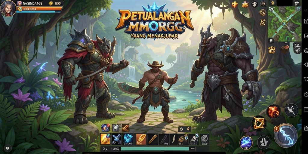 Screenshot BAGINDA168 menampilkan pertempuran seru dan grafik menawan.