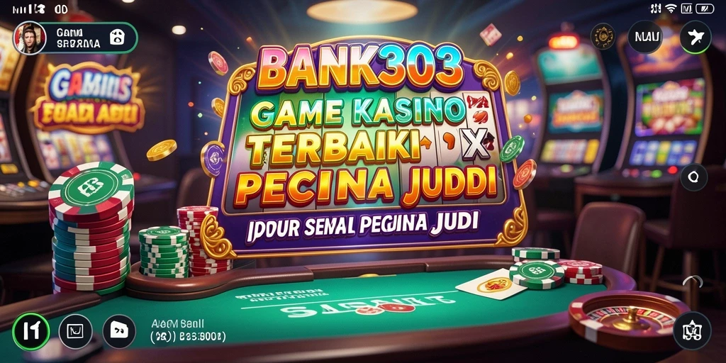 Tampilan gameplay Kasino yang menarik dan seru di BANK303.