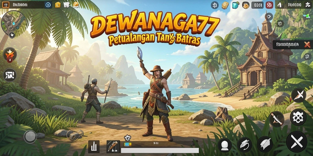 Gameplay DEWANAGA77 di dunia terbuka yang indah dan dinamis.