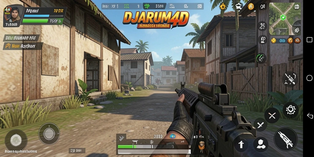 Tampilan gameplay DJARUM4D yang mendebarkan saat pertempuran.