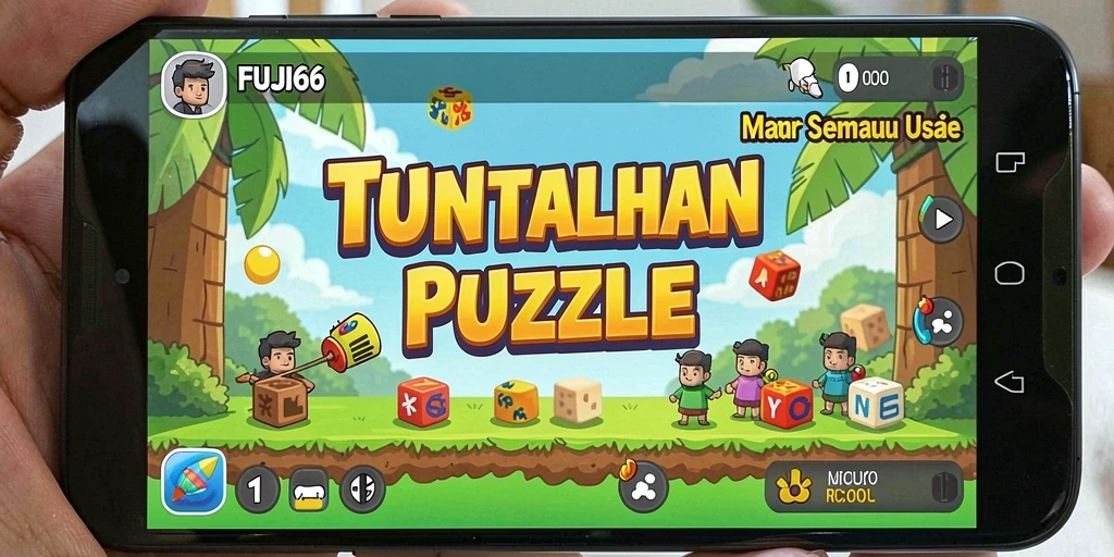 Tampilkan gameplay menarik FUJI66 dengan tantangan Puzzle.