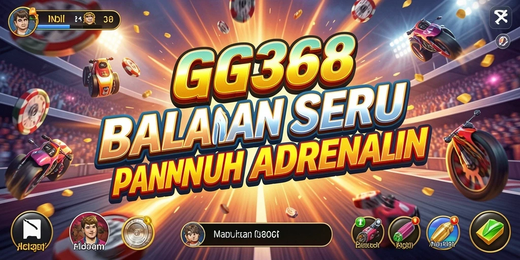 Screenshot GG368 menunjukkan aksi balapan yang mendebarkan dan grafis yang menakjubkan.