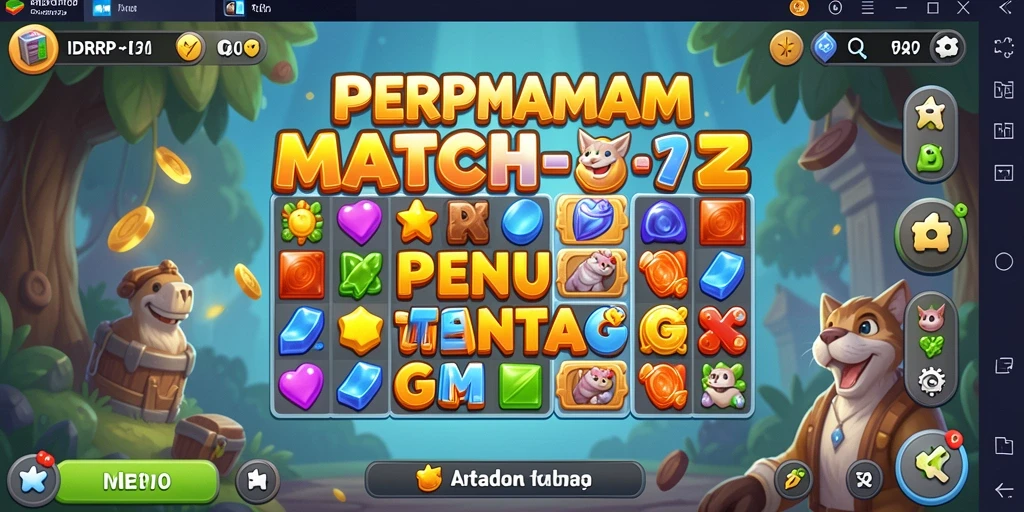 Screenshot IDRRP memperlihatkan gameplay seru dan penuh warna.