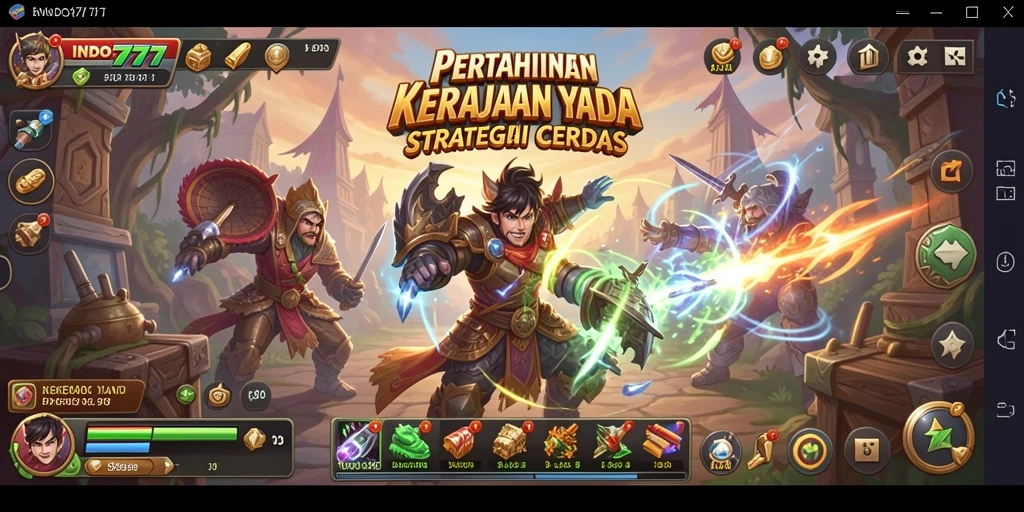 Tampilan gameplay INDO777 yang seru dan menegangkan.