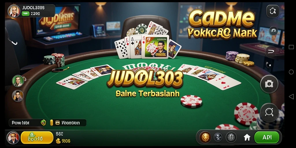 Screenshot utama JUDOL303 menampilkan gameplay Poker yang mendebarkan.