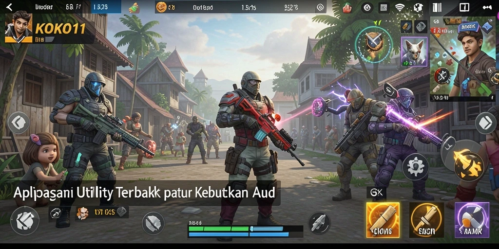 Tampilan utama KOKO11 dengan fitur-fitur Utility yang canggih.