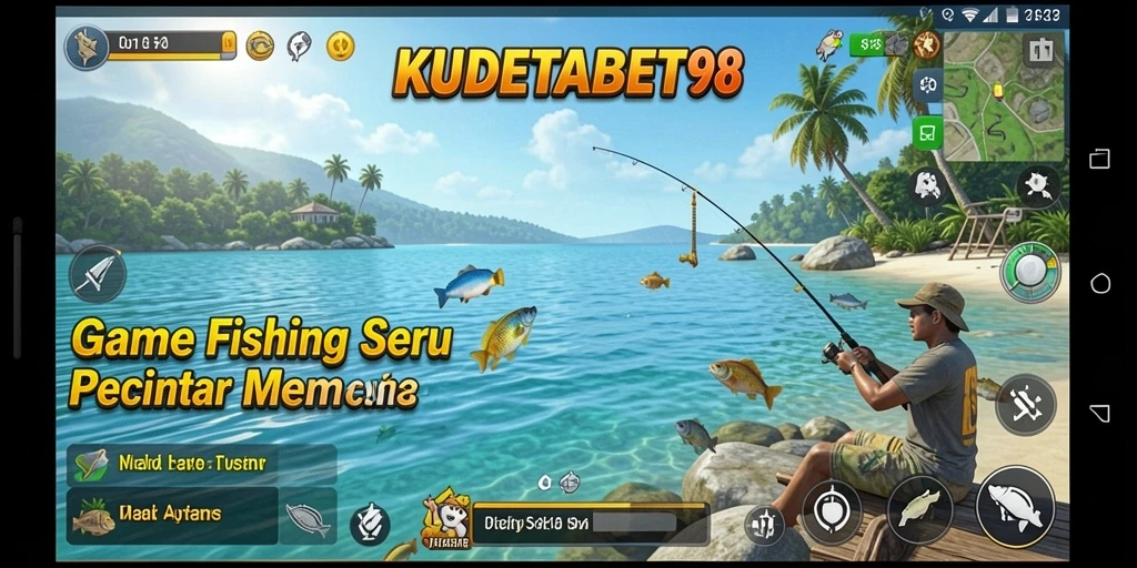 Tampilan gameplay KUDETABET98 dengan elemen Fishing yang menantang.