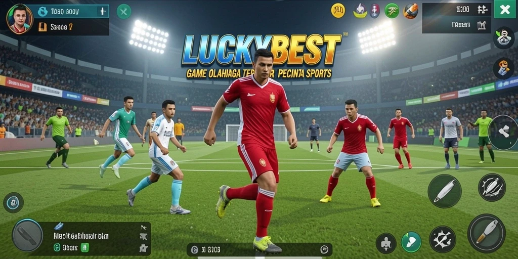 Tampilan gameplay interaktif LUCKYBEST dalam olahraga seru.