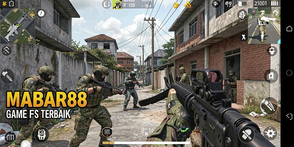 Tampilan gameplay MABAR88 yang mendebarkan dan penuh aksi.