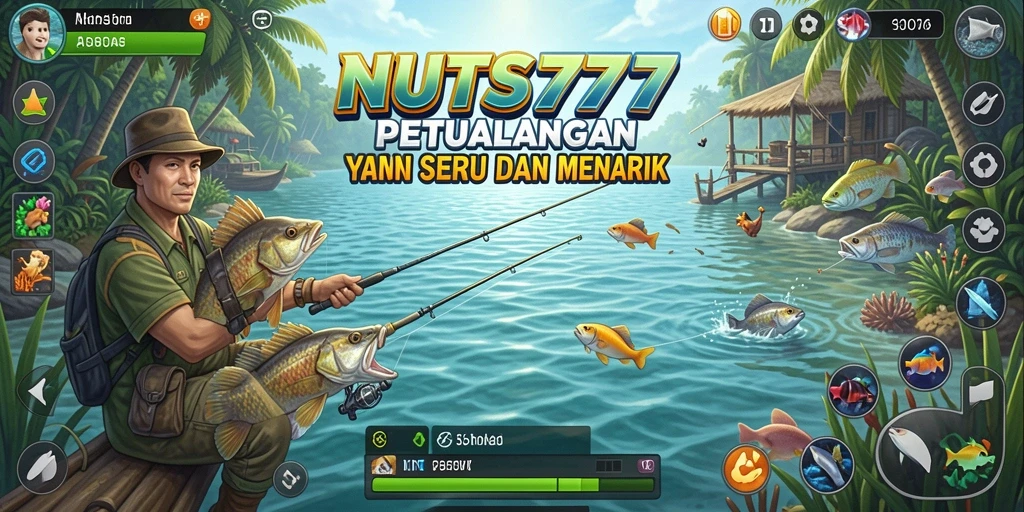 Gameplay seru dengan berbagai jenis ikan dan lokasi memancing.