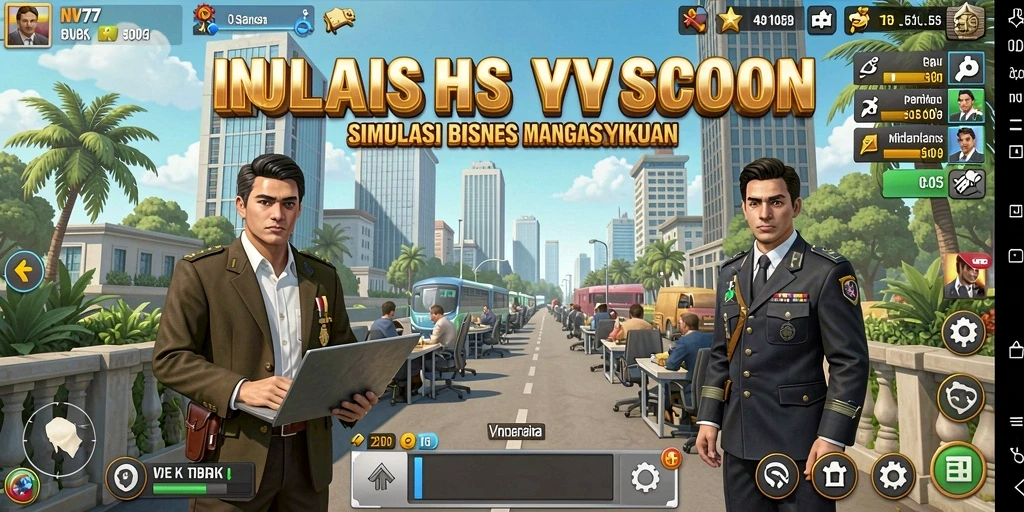 Tangkapan layar NV77 menampilkan gameplay Tycoon yang mendebarkan.