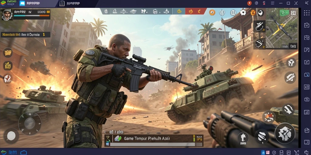 Tampilan gameplay RPRPRP yang penuh aksi dan seru.