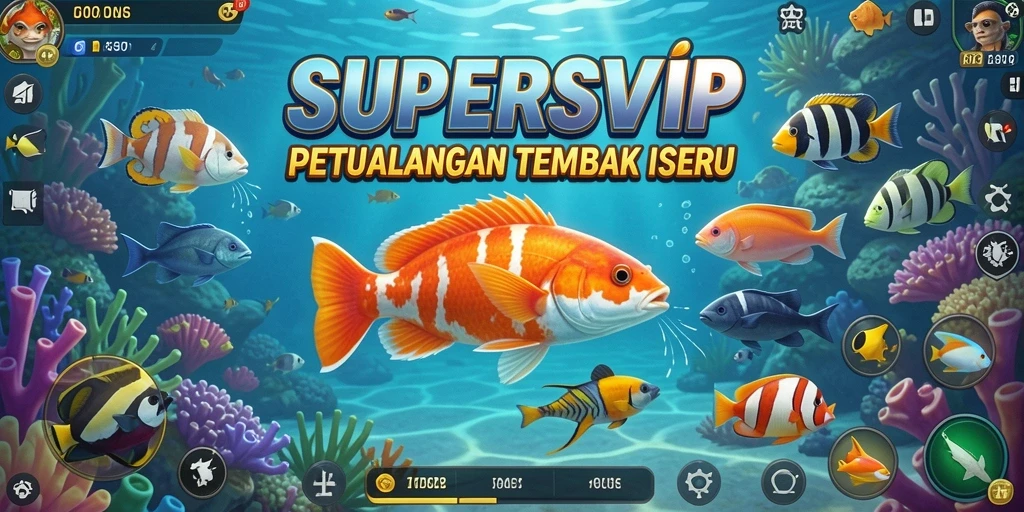 Gameplay seru Tembak Ikan di SUPERSVIP.