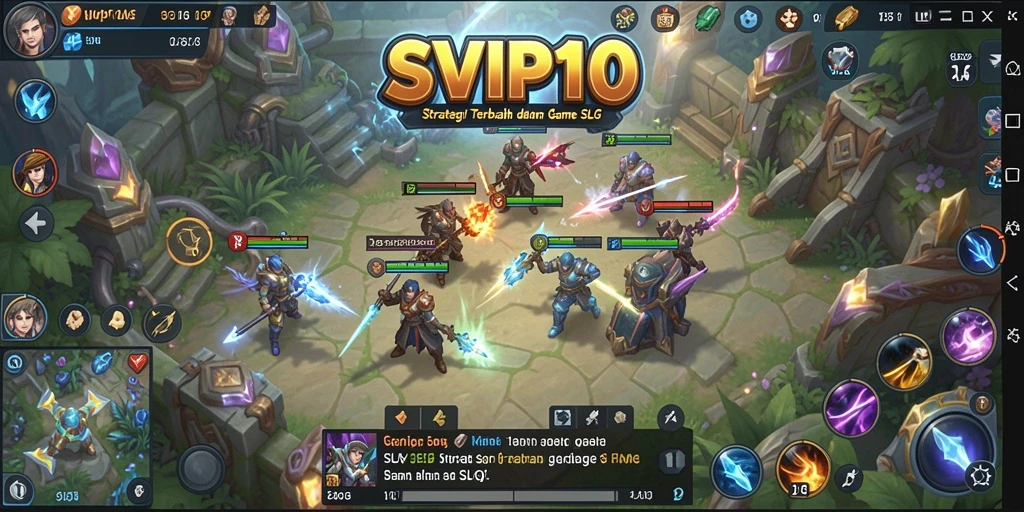 Tampilan gameplay SVIP10 yang menegangkan dan strategis.