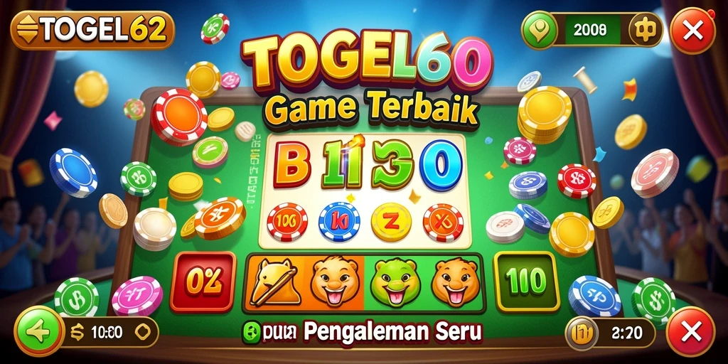 Screenshot gameplay TOGEL62 yang menampilkan suasana seru Bingo.