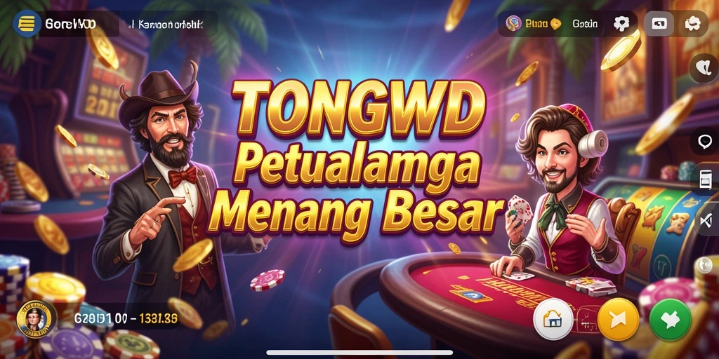 Tampilan gameplay menegangkan di TONGWD dengan variasi permainan kasino.