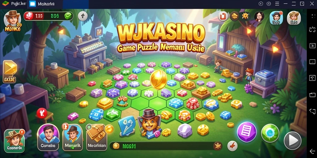 Tampilan gameplay WJKASINO dengan puzzle yang menarik dan menantang.