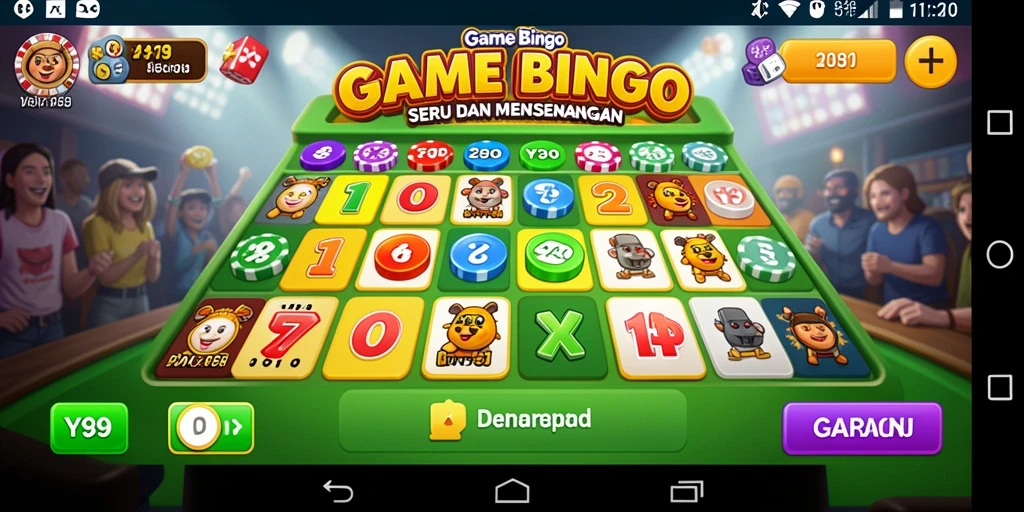 Tampilan gameplay Y89 yang menarik dan seru dalam permainan Bingo.